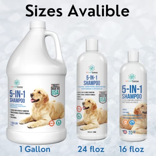 1 Gallon 5 in 1 Dog Shampoo and Conditioners for Cleans (1 Gallon)
