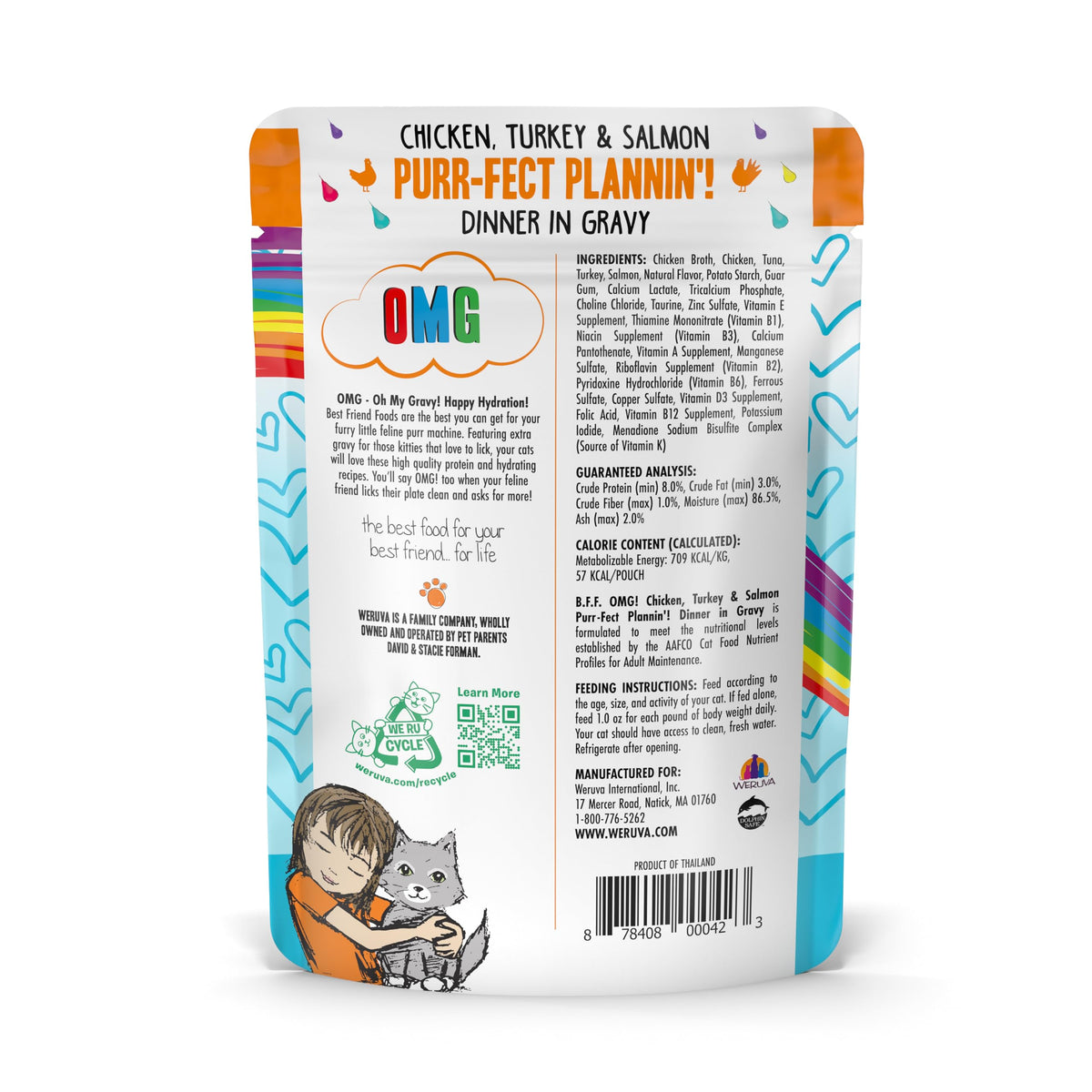 B.F.F. OMG Best Feline Friend Oh My Gravy! (2.8 Ounce (Pack of 12))