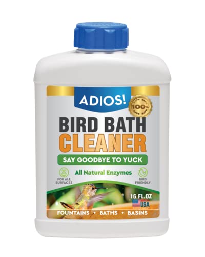 Bird Bath Cleaner Safe for Birds (16oz)