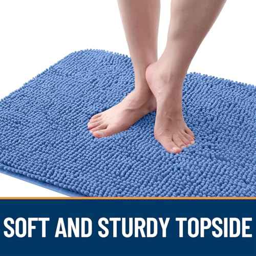 Dog Door Mat for Muddy Paws 44x24 (Cornflower Blue / 44" X 24")