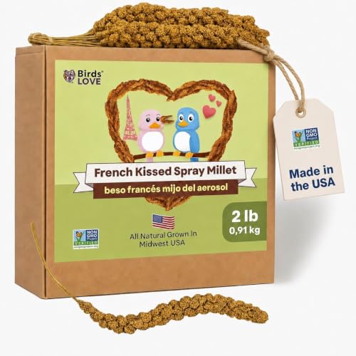 2lbs French Kissed Spray Millet for Birds (2lb)