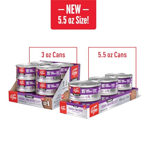 Chunks & Shreds Wet Cat Food Kitten Entrée 5.5oz Cans (5.5 Ounce (Pack of 6))