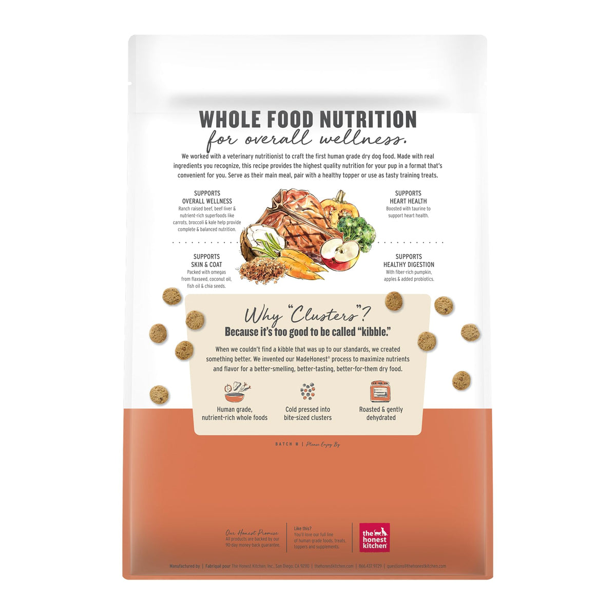 Grain Free Beef & Superfoods Whole Food Clusters (5 Pound (Pack of 1))
