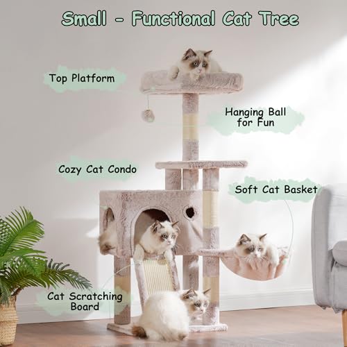 Cat Tree Tower 42'' with Condo (Muchroom / 42 inch)