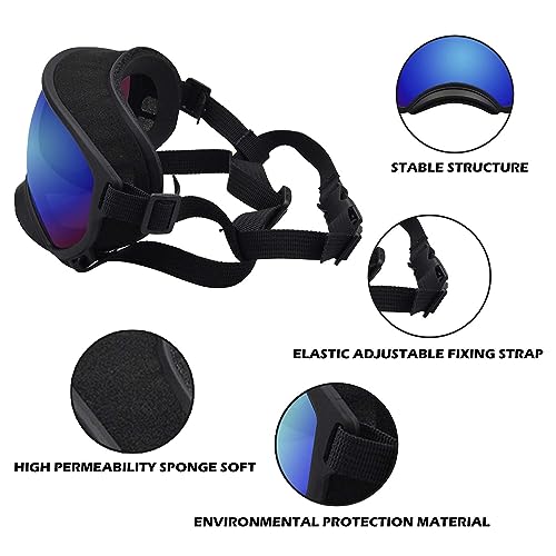 Medium Dog Sunglasses with Adjustable Strap UV Protection