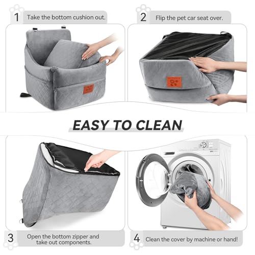 Dog Car Seat for Small (Gray)