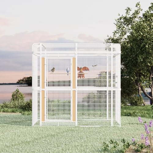 Large Bird Cage Extension Part (33.5“ Extension White)