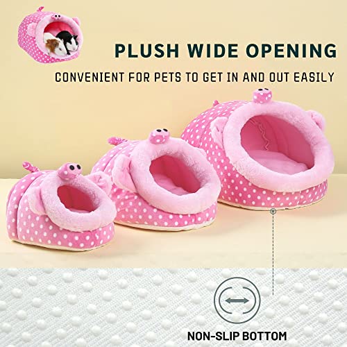 Guinea Pig Rat Accessories Toys House Hideout Cage Supplies Chinchilla Cage Ferret Gerbil (S / 2-Pig)