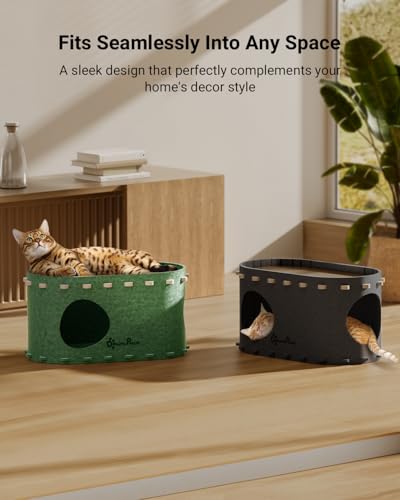 Cat House for Indoor Cats (Forest / Single)