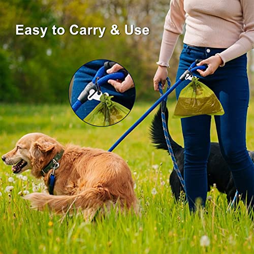 Dog Poop Bag Dispenser Holder Soft Waste Bags Roll Holders Leash 2pc Purple (2 Count (Pack of 1) / 2PCS Purple)