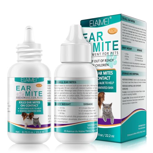 Ear Mite Treatment for Dogs (22ML(dog ear mite))