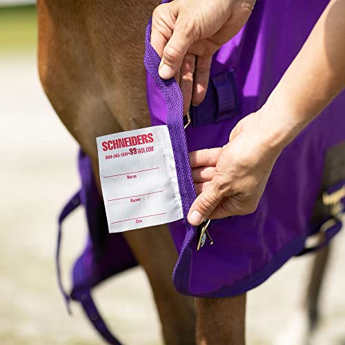 Dura Nylon Horse Stable Sheets (Horse Size 48 / V-Free | Open Front | Legstrap / Purple)