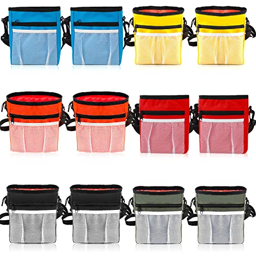 12 Pcs Dog Treat Training Pouch Bulk with Waist Shoulder Strap