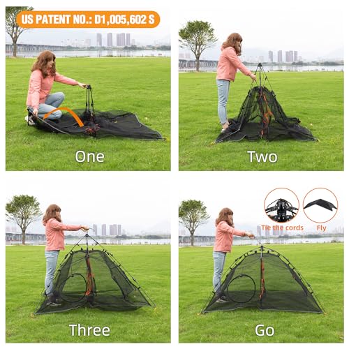 Outdoor Cat Play Tent for Indoors and Outdoors (Black / One layer)