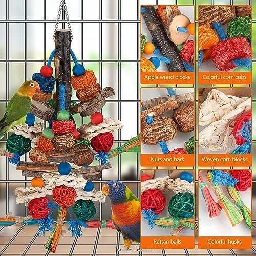 Bird Toys Parrot Toys Exciting Chewing Fun for Parakeets