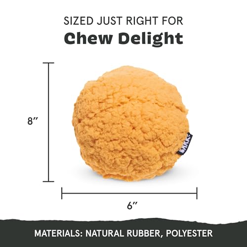 Cheeze Brawl Super Chewer Plush Toy with Hard Core Center (Cheeze Brawl - Large)