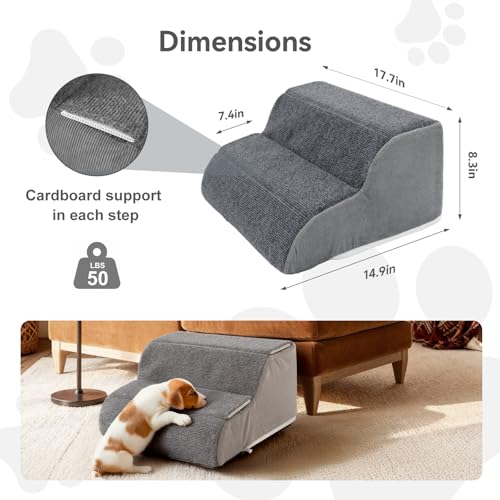 2 Steps Dog Stairs for Sofas & Chairs
