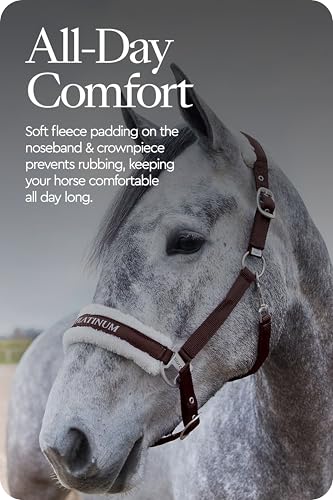 Howard Soft Fleece Horse Halter (Horse / Dark Brown)
