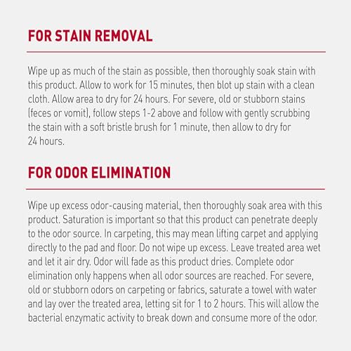 Advanced Dog Stain & Odor Eliminator Foam (Foam / 17.5 Ounce (Pack of 6))