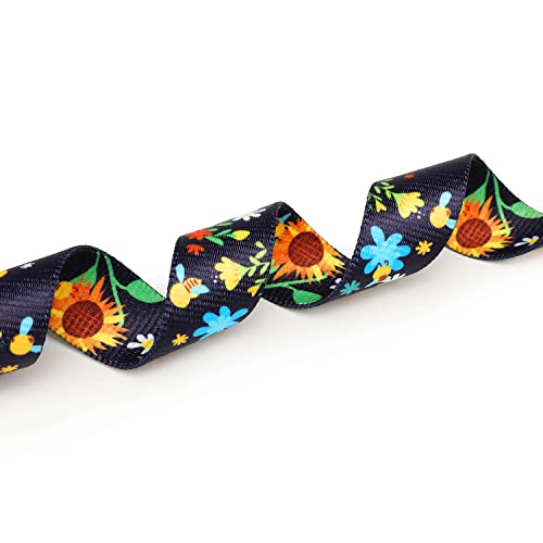 Adjustable Dog Collar (Extra Small / Sunflower)