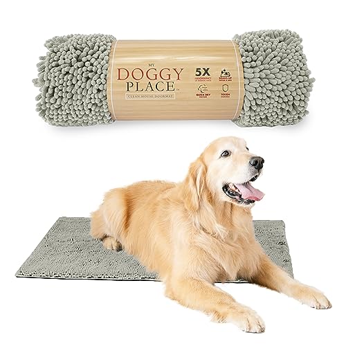 Dog Mud Mat 36" x 26" Light Gray (36" x 26" / Light Gray)