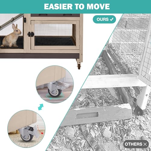Rabbit Hutch Indoor for 2