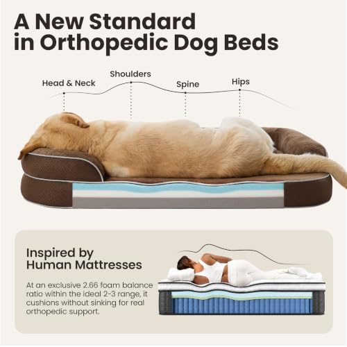 RealOrtho™ L Plus 3 (Camel Brown / 38"L x 28"W x 7"Th)