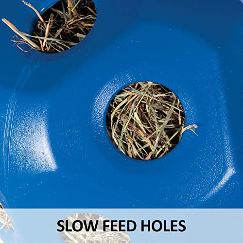 Slow Feed Hay Ball Feeder for Horses (Red)