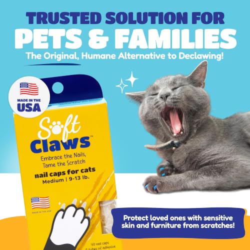 Nail Caps for Medium Cats (Clear / Medium)