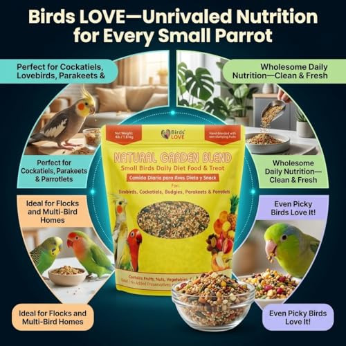 Natural Garden Blend Bird Food for Small Birds (4 Pound (Pack of 1))