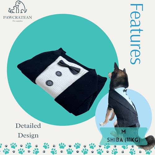 Cute Sweater for Dogs and Cats Soft Flannel Pet Outfit Warm and Cozy Animal Hoodie Small to Large Pet Clothes for Halloween Parties and Everyday Wear (Large)