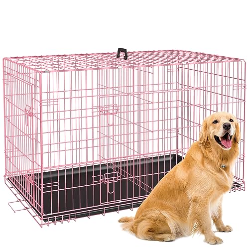 Dog Crate 42" (Pink)