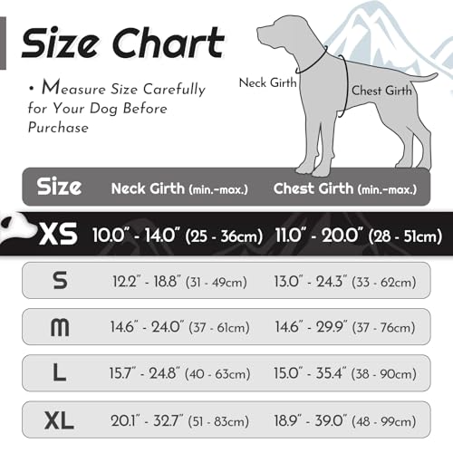 Dog Harness for Small Dogs (X-Small / Black)