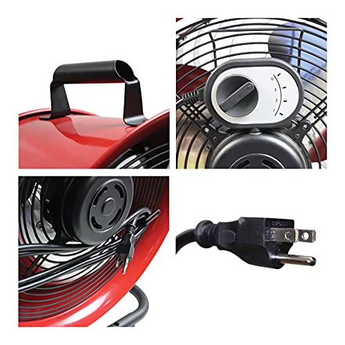16" High Velocity Turbo Fan with Pivoting Head (16" High Velocity)