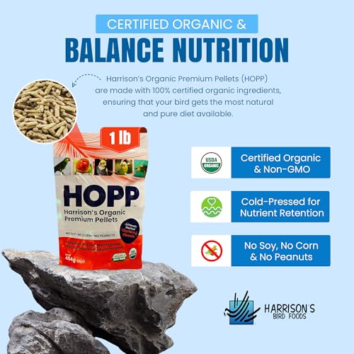 Harrison's Organic Premium Pellets HOPP (1 Pound (Pack of 1))