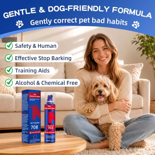 Dog Corrector Spray 70ml 3Pack Pet Trainer Spray for Dog to Stop Jumping Up (Blue-3p)