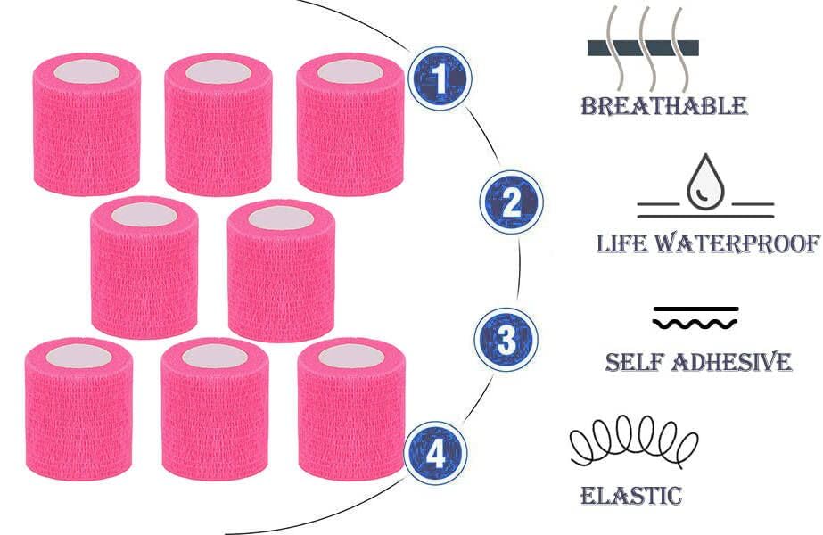 Self Adhesive Bandage Wrap (Pink Self Adhesive Bandage Wrap)