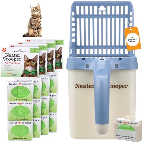 Neater Scooper Standard Cat Litter Scoop (Blue / Standard - 195 Bags)