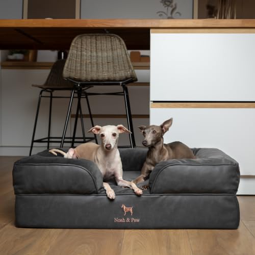 Dog Bed Orthopedic Memory Cooling Foam (Charcoal - LE / Large)