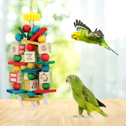 Hanging Parrot Toys (Colorful3)