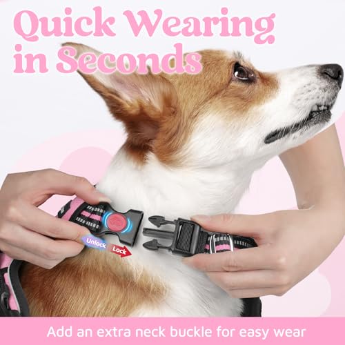 Dog Harness Small Sized (Light Pink / Small)