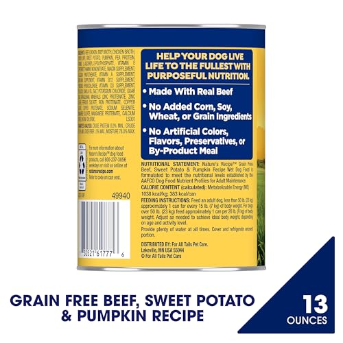 Nature’s Recipe Grain Free Beef Wet Dog Food