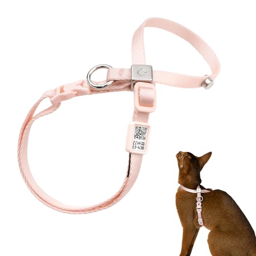 Escape Proof Cat Harness Anti (Blush Pink / S)