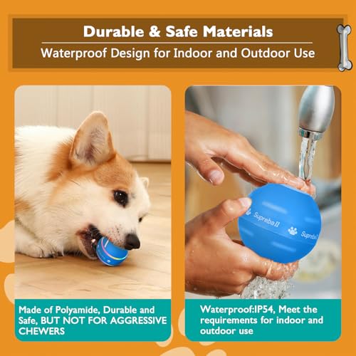 Interactive Dog Toys Dog Ball (Blue)