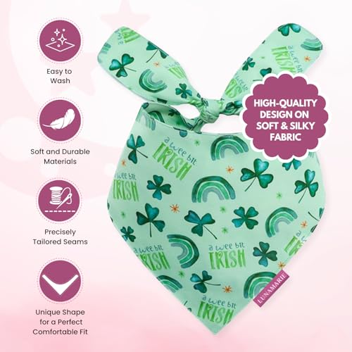 Luxury Pet Birthday Bandanas (A Wee Bit Irish / X-Small)