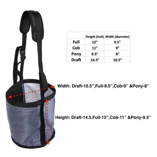 Horse Feed Bag (Cob / Beige)