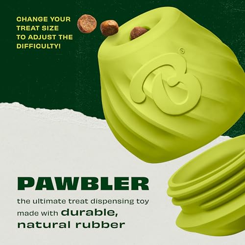 Pawbler Interactive Treat Dispensing Dog Toy (Small/Medium)