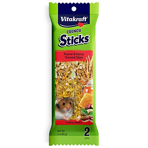 Crunch Sticks Peanut & Honey Flavored Glaze Hamster Treat (1 Ounce (Pack of 2))