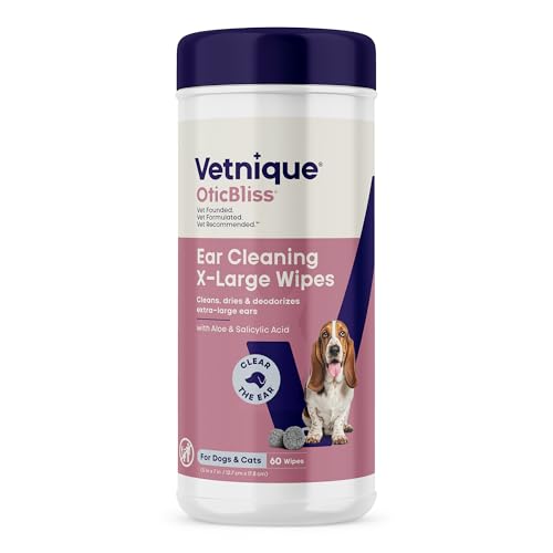 Oticbliss XL Cat & Dog Ear Wipes (XL Ear Wipes)
