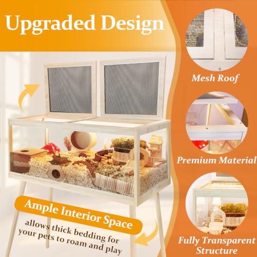 Hamster Cage Chewproof (48.0"L x 20.0"W x 47.5"H)